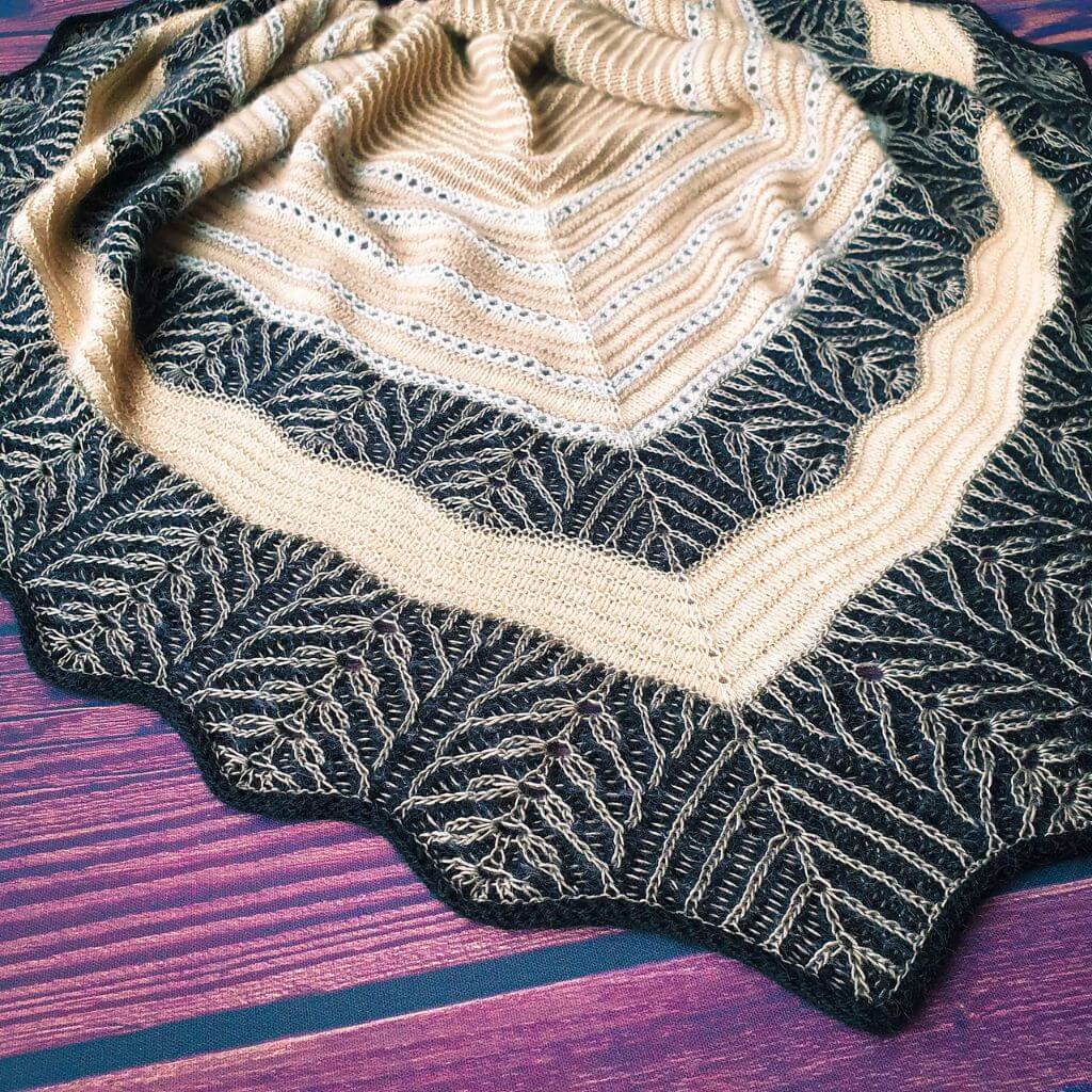 Feinmotorik Pattern Tuch Rokoko Strickanleitung - Feinmotorik (PDF) bei bei bei bei bei bei bei bei bei bei Lieblingsgarn