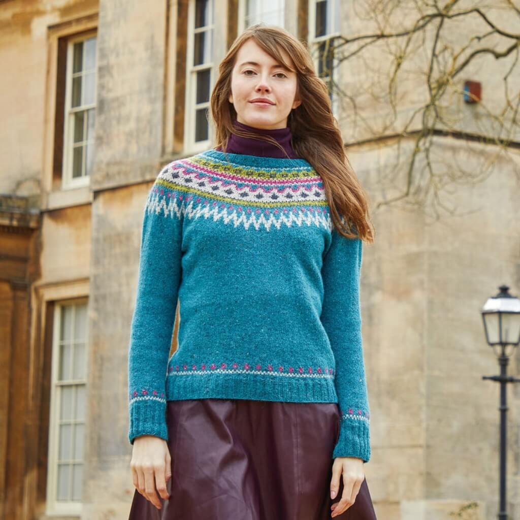 Rowan Pattern Norwegerpullover Damen Strickanleitung - Lana Grossa (Heft) bei bei bei bei bei bei bei bei bei Lieblingsgarn