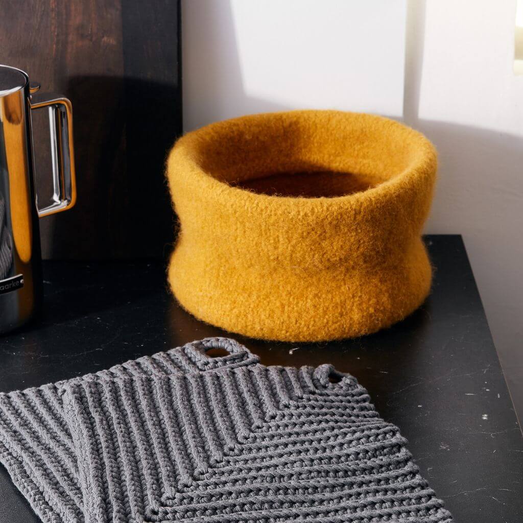 Lana Grossa Filz-Körbe Strickanleitung - Lana Grossa (Heft) bei bei bei bei bei bei bei bei bei bei Lieblingsgarn