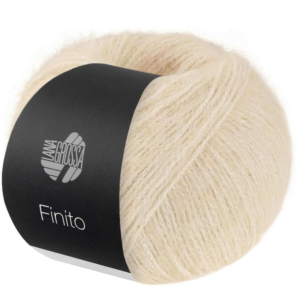 Lana Grossa Finito, Farbe 20 Vanille/Creme – Baumwolle und Polyamid bei Lieblingsgarn