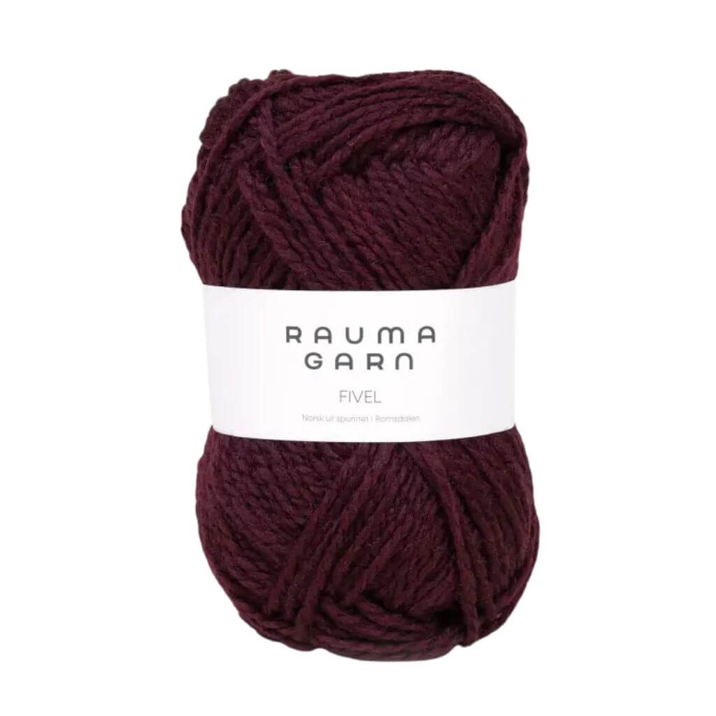 Rauma Fivel, Farbe 06 Burgunder – Lama bei Lieblingsgarn
