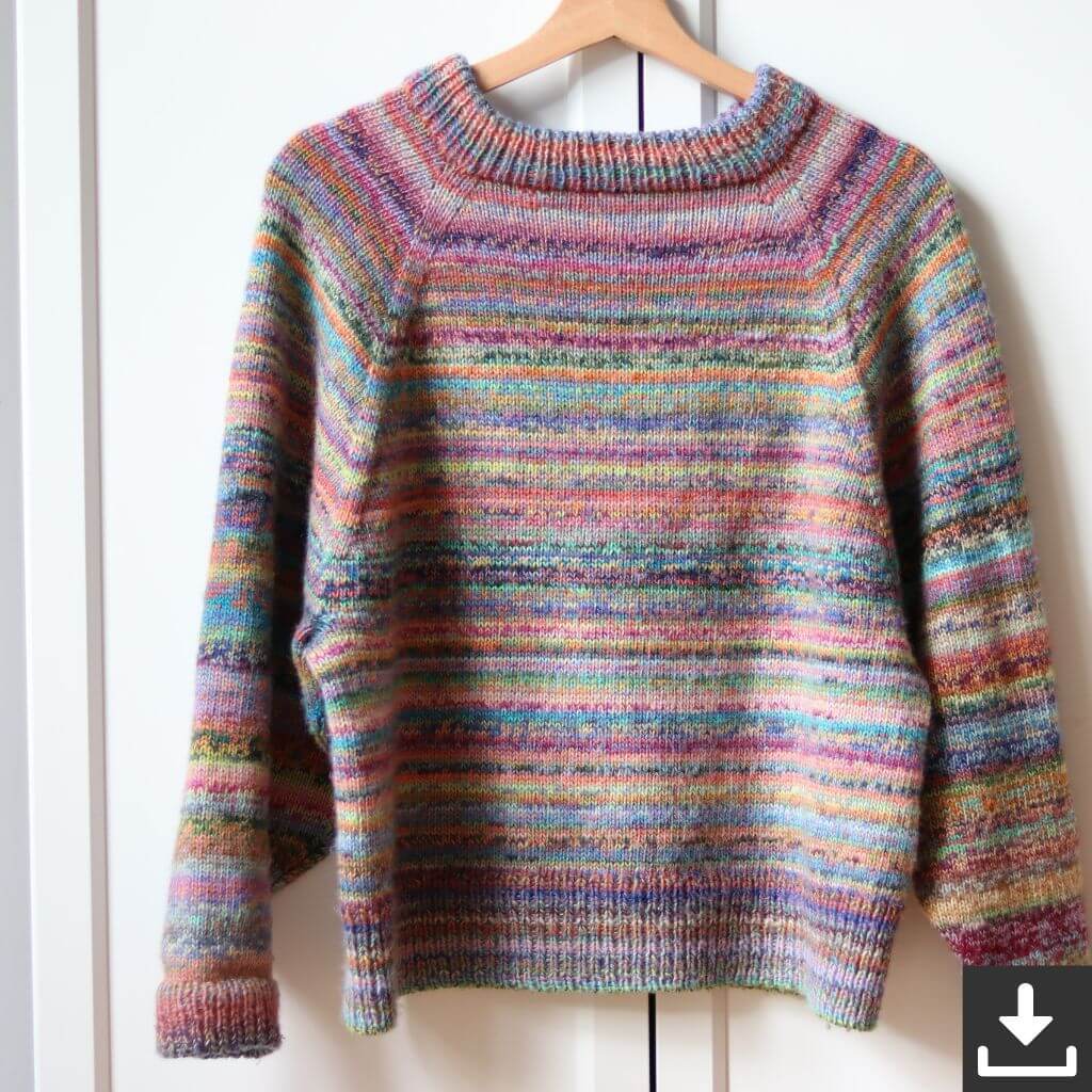 Frau Riedel strickt Happy Sweater Maxi Strickanleitung - Frau Riedel strickt (PDF) bei bei bei bei bei bei Lieblingsgarn