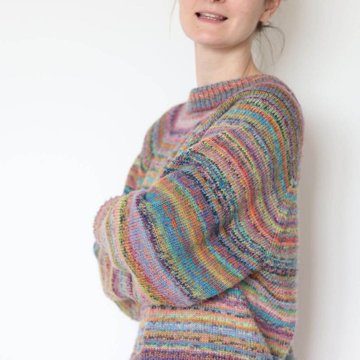 Frau Riedel strickt Happy Sweater Maxi Strickanleitung - Frau Riedel strickt (PDF) bei bei bei bei bei bei Lieblingsgarn
