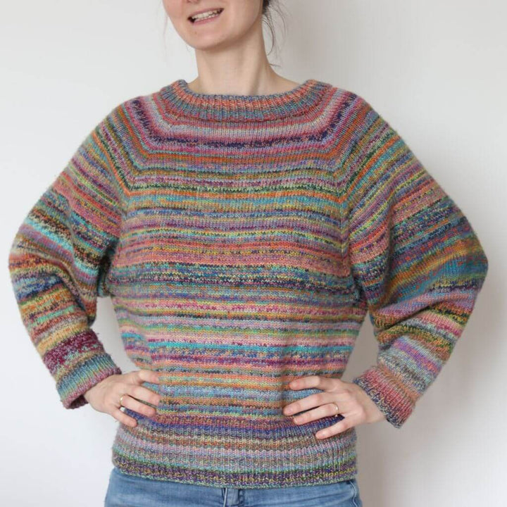 Frau Riedel strickt Happy Sweater Maxi Strickanleitung - Frau Riedel strickt (PDF) bei bei bei bei bei bei Lieblingsgarn