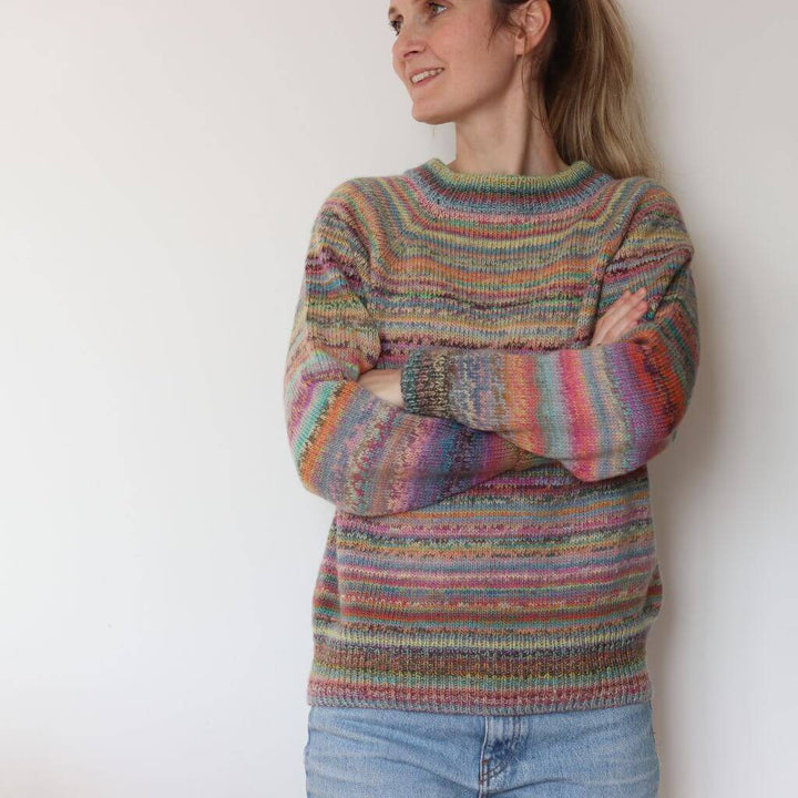 Frau Riedel strickt Happy Sweater Maxi Strickanleitung - Frau Riedel strickt (PDF) bei bei bei bei bei bei Lieblingsgarn