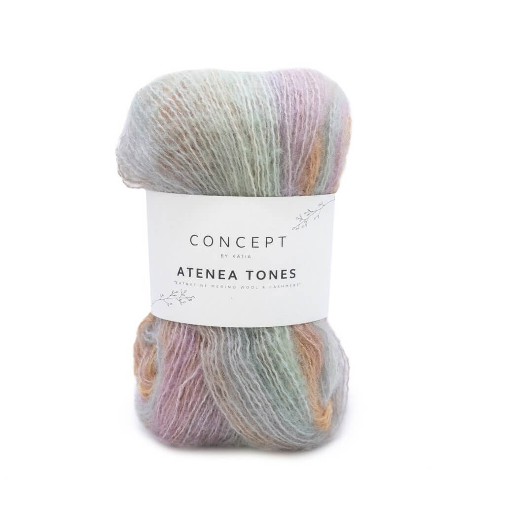 Katia Concept Atenea Tones, Farbe 203 Rostrot Malve Penicillin bei Lieblingsgarn