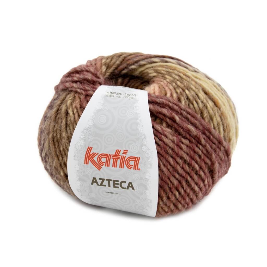 Katia 7877-Braun-Orange-Naturweiß-Lila Katia Azteca bei bei bei bei bei bei bei bei bei bei bei bei Lieblingsgarn