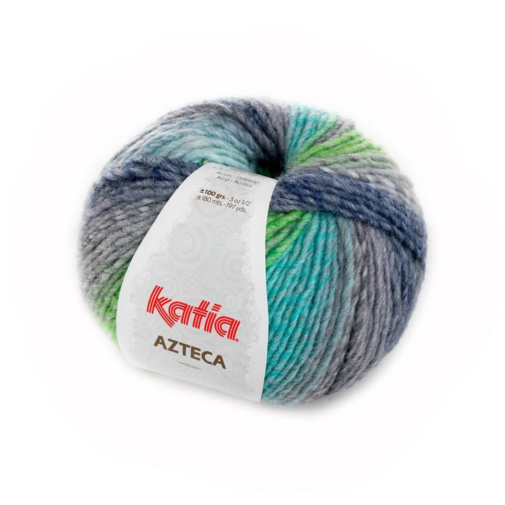 Katia 7863-Grau-Grün-Blau Katia Azteca bei bei bei bei bei bei bei bei bei bei bei bei Lieblingsgarn