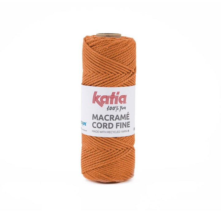Katia Macramé Cord Fine 2,5 mm, Farbe 209 Terracota – Baumwolle und Polyester bei Lieblingsgarn