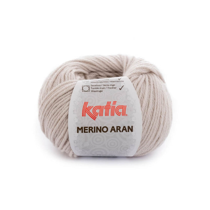 Katia Merino Aran, Farbe 11 Sehr hellbeige – Schurwolle und Synthetik bei Lieblingsgarn