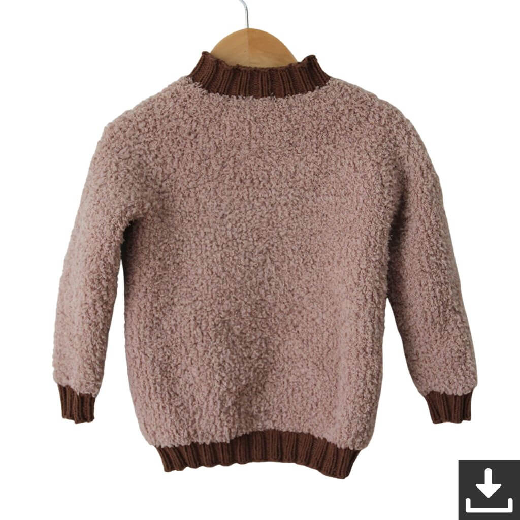 Go Handmade Pattern Sweater Kim Kids Strickanleitung - Go Handmade (PDF) bei bei bei bei bei bei bei bei bei Lieblingsgarn