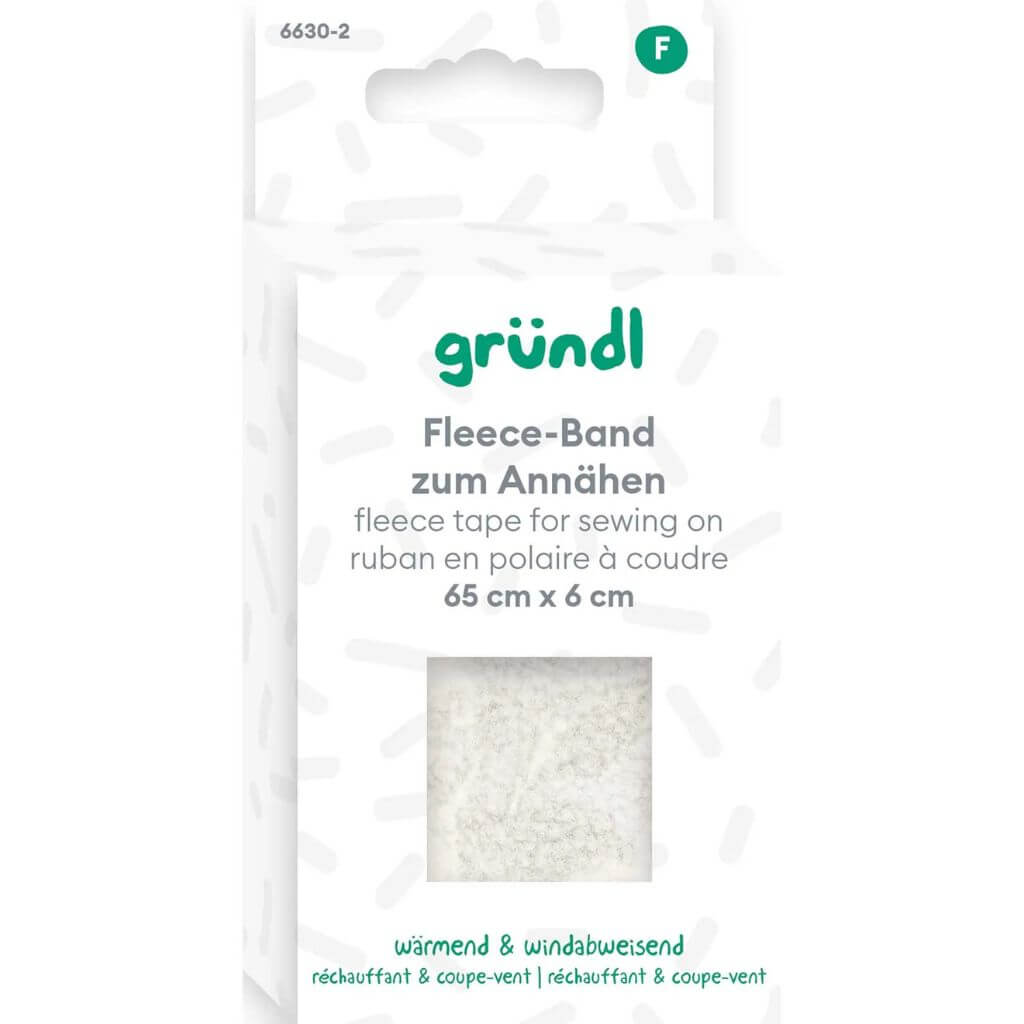 Gründl Fleece Band 65 x 6 cm, Farbe natur – Kunststoff bei Lieblingsgarn