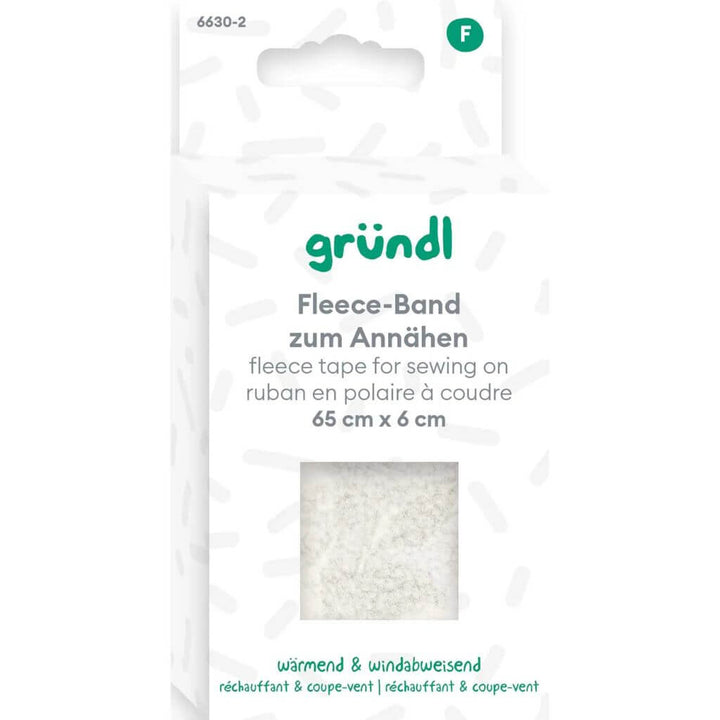 Gründl Fleece Band 65 x 6 cm, Farbe natur – Kunststoff bei Lieblingsgarn