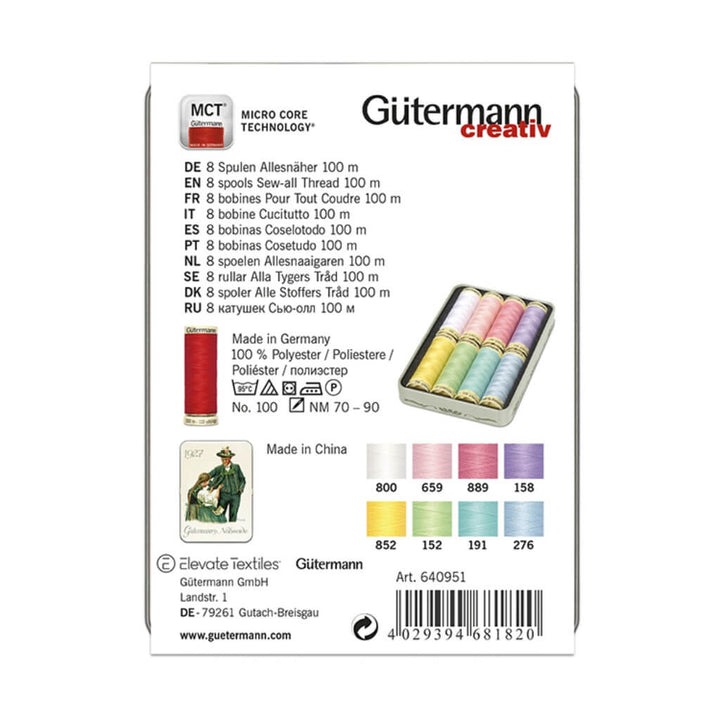 Gütermann Nostalgie-Box Allesnäher pastell bei bei bei bei bei bei bei bei bei bei Lieblingsgarn