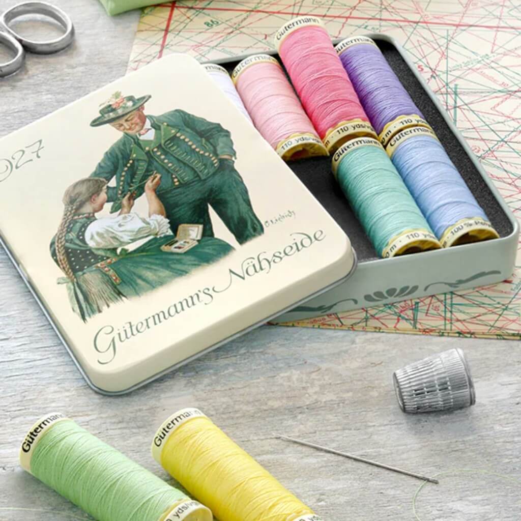 Gütermann Nostalgie-Box Allesnäher pastell bei bei bei bei bei bei bei bei bei bei Lieblingsgarn