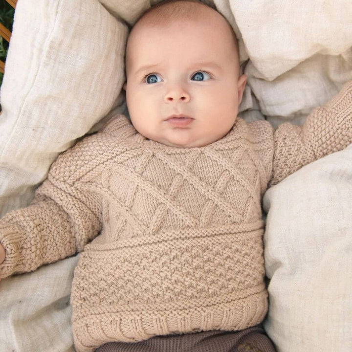 Sandnes Garn Pattern Kinder Pullover Guernsey Sweater Baby Strickanleitung - Sandnes Garn (Heft) bei bei bei Lieblingsgarn