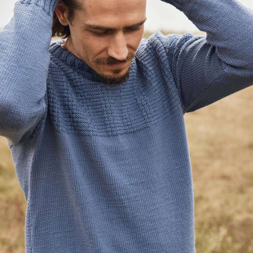Lana Grossa Pattern Strukturmuster Herrenpullover Strickanleitung - Lana Grossa (Heft) bei bei bei bei bei bei Lieblingsgarn