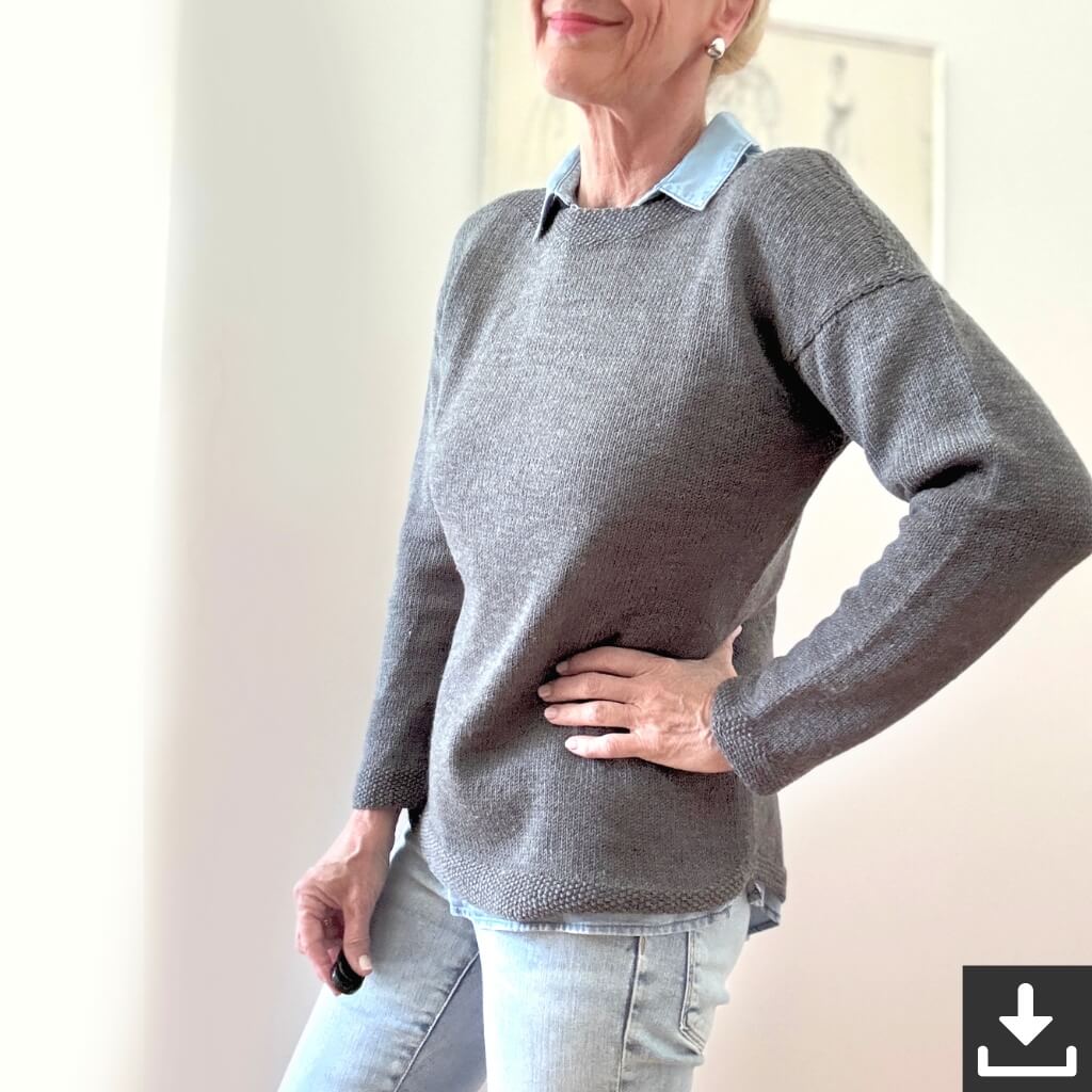 Hinterm Stein Allday Classcis Pullover Strickanleitung - Hinterm Stein (PDF) bei bei bei bei bei bei bei bei Lieblingsgarn