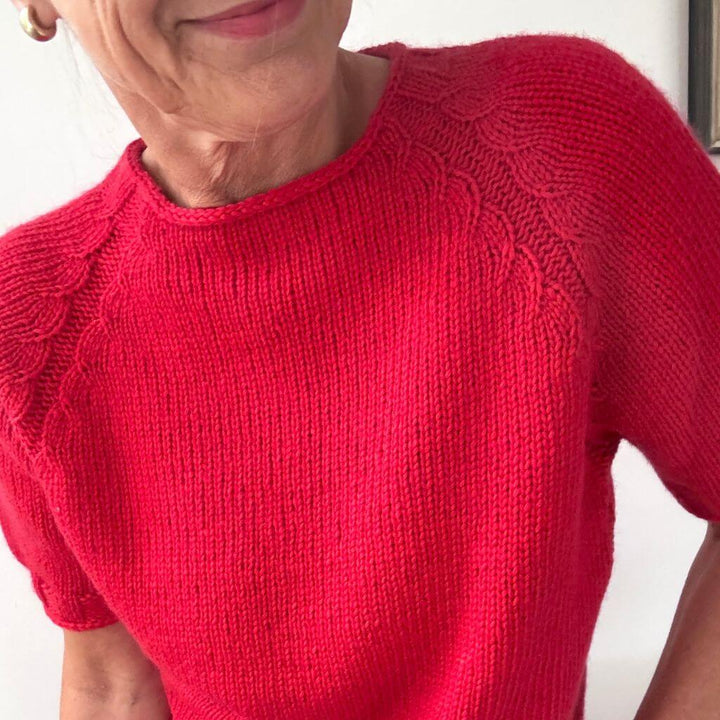 Hinterm Stein Shirt Heatwave Strickanleitung – Produktansicht bei bei bei bei bei bei bei bei bei bei bei bei Lieblingsgarn