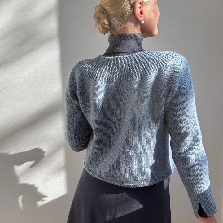Hinterm Stein Pattern Strickjacke Turn around the Corner Strickanleitung - Hinterm Stein (PDF) bei bei bei bei Lieblingsgarn
