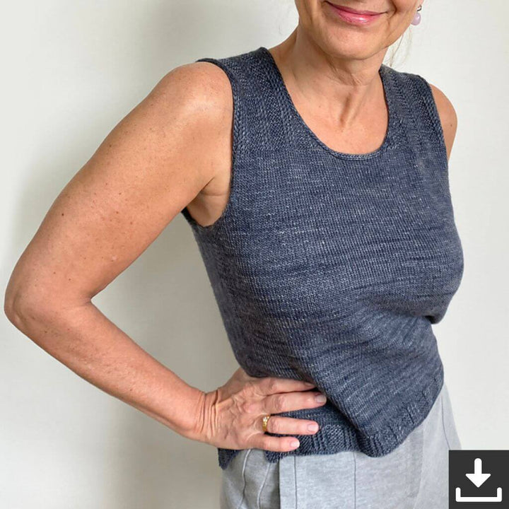 Hinterm Stein Pattern Top Zen with a Twist Strickanleitung - Hinterm Stein (PDF) bei bei bei bei bei bei bei Lieblingsgarn