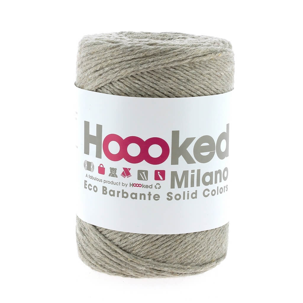 Hoooked Milano Eco Barbante, Farbe 310 Taupe – Baumwolle bei Lieblingsgarn
