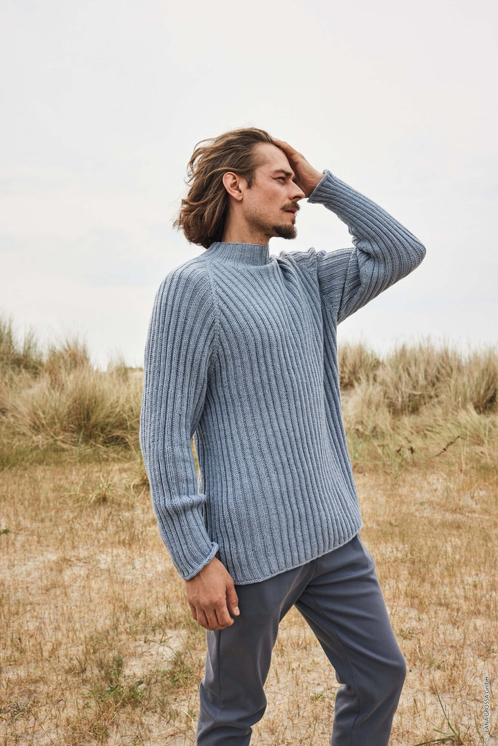 Lana Grossa Pattern Herren Raglanpullover Strickanleitung - Lana Grossa (Heft) bei bei bei bei bei bei bei bei Lieblingsgarn