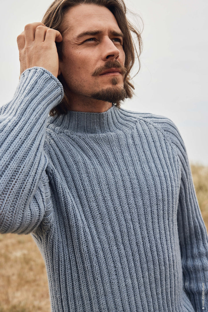 Lana Grossa Pattern Herren Raglanpullover Strickanleitung - Lana Grossa (Heft) bei bei bei bei bei bei bei bei Lieblingsgarn