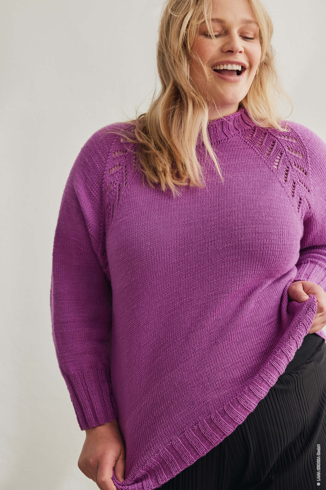 Lana Grossa Pattern Raglan Damen Pullover Strickanleitung - Lana Grossa (Heft) bei bei bei bei bei bei bei bei Lieblingsgarn