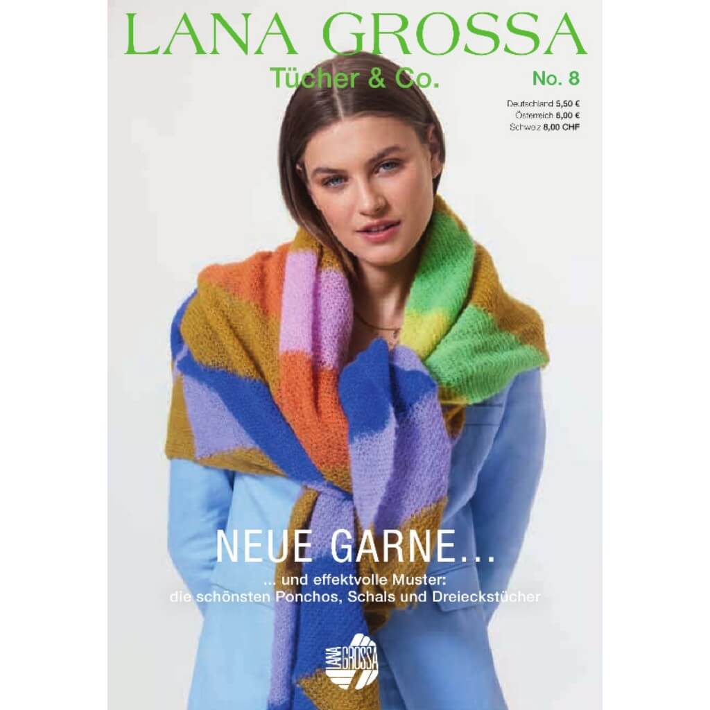 Lana Grossa Tücher &amp; Co. Nr. 8 bei bei bei bei bei bei bei bei bei bei bei bei Lieblingsgarn