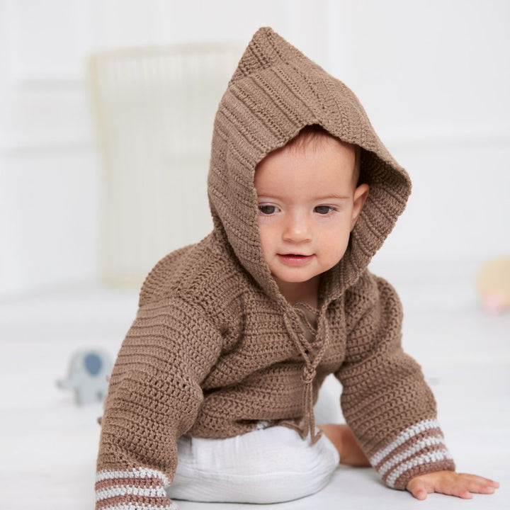 Lana Grossa Pattern Kapuzenpullover für Kinder Häkelanleitung - Lana Grossa (Heft) bei bei bei bei bei bei Lieblingsgarn