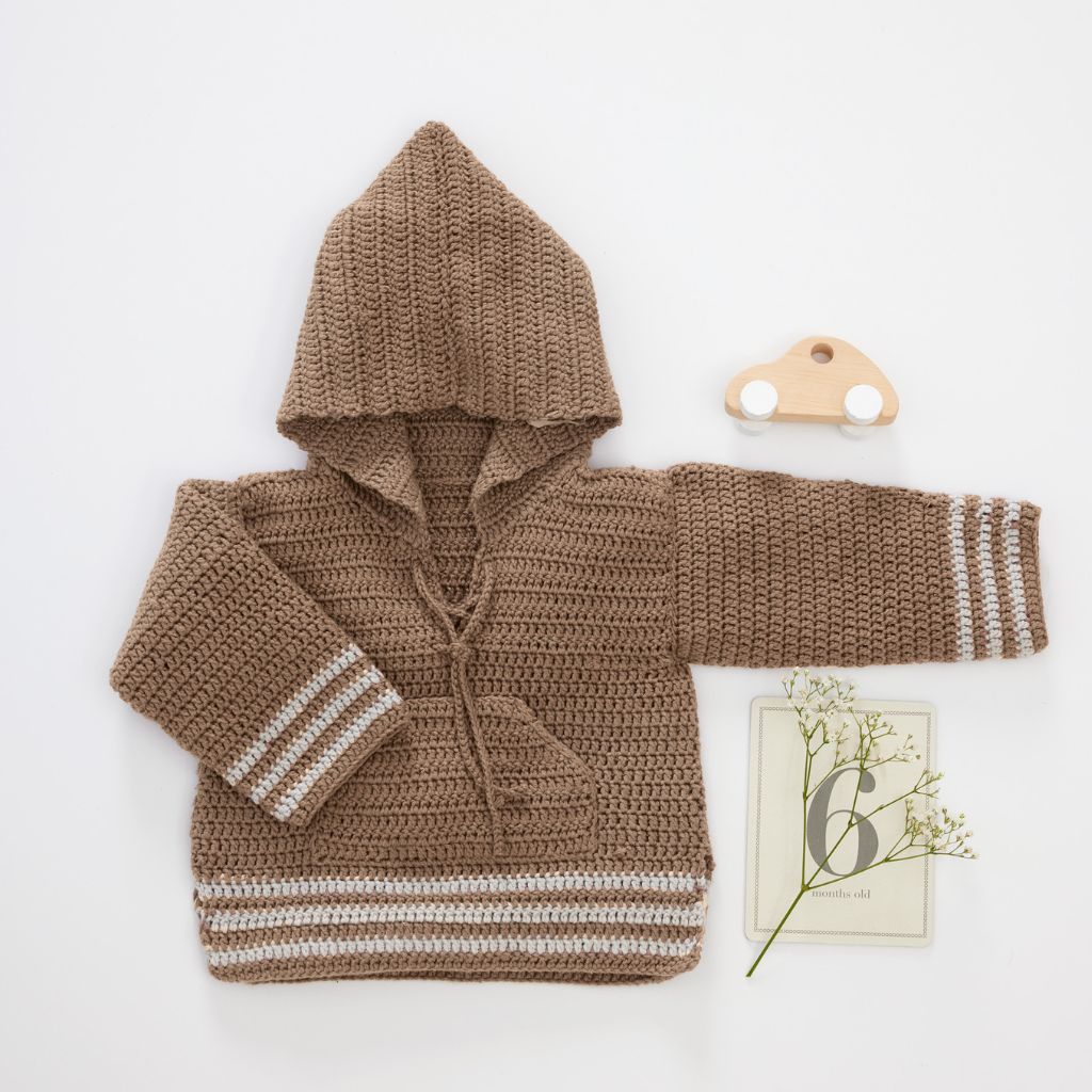 Lana Grossa Pattern Kapuzenpullover für Kinder Häkelanleitung - Lana Grossa (Heft) bei bei bei bei bei bei Lieblingsgarn