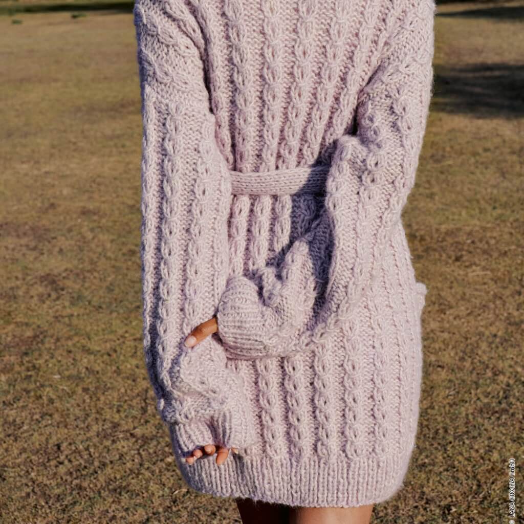 Lana Grossa Pattern Langer Cardigan Strickset - Lana Grossa (PDF) bei bei bei bei bei bei bei bei bei bei bei Lieblingsgarn