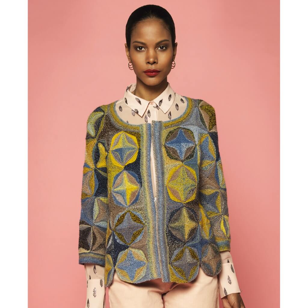 Schoppel Wolle Jacke Miss Blue Strickanleitung - Schoppel Design bei bei bei bei bei bei bei bei bei bei Lieblingsgarn