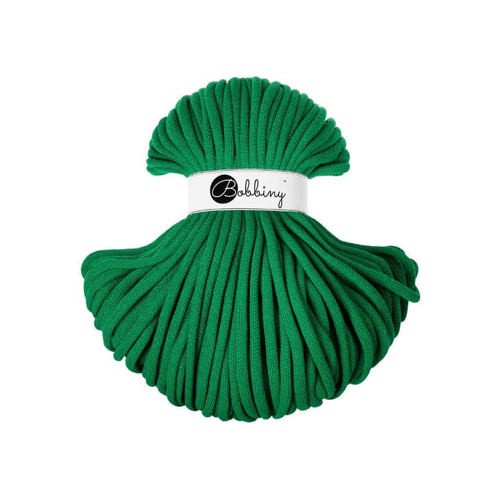 Bobbiny 9mm Jumbo Kordel, Farbe Jade Green – Baumwolle bei Lieblingsgarn