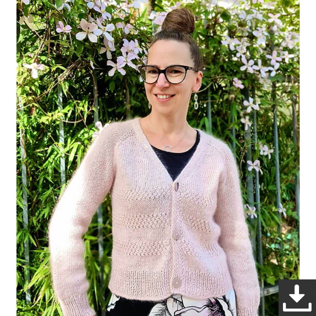 Joel Joel Design Pattern Cardigan Lanina Strickanleitung - Joel Joel Design (PDF) bei bei bei bei bei bei bei Lieblingsgarn