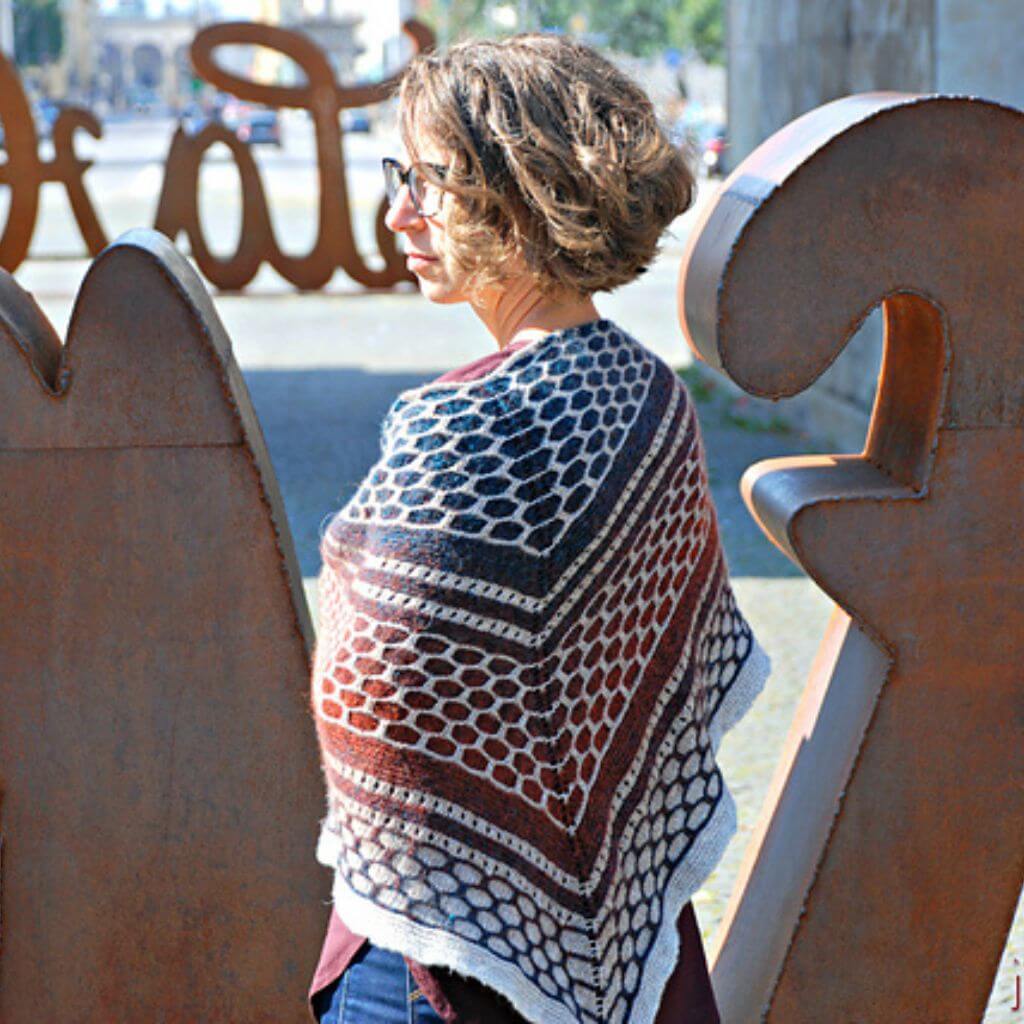Joel Joel Design Pattern Tuch Philine Strickanleitung - Joel Joel Design (PDF) bei bei bei bei bei bei bei bei Lieblingsgarn