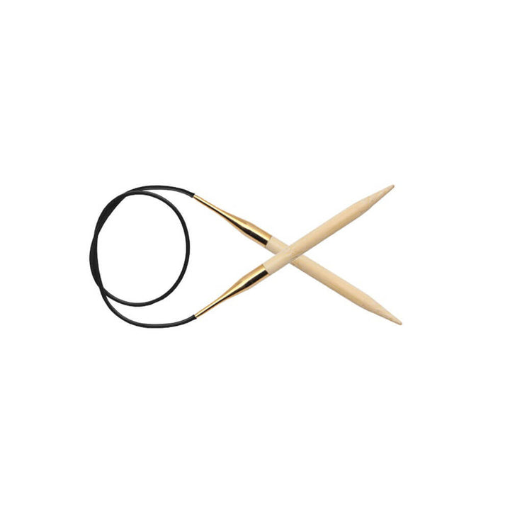 KnitPro Bamboo Rundstricknadel, Farbe 80cm 7,00 mm – Holz bei Lieblingsgarn