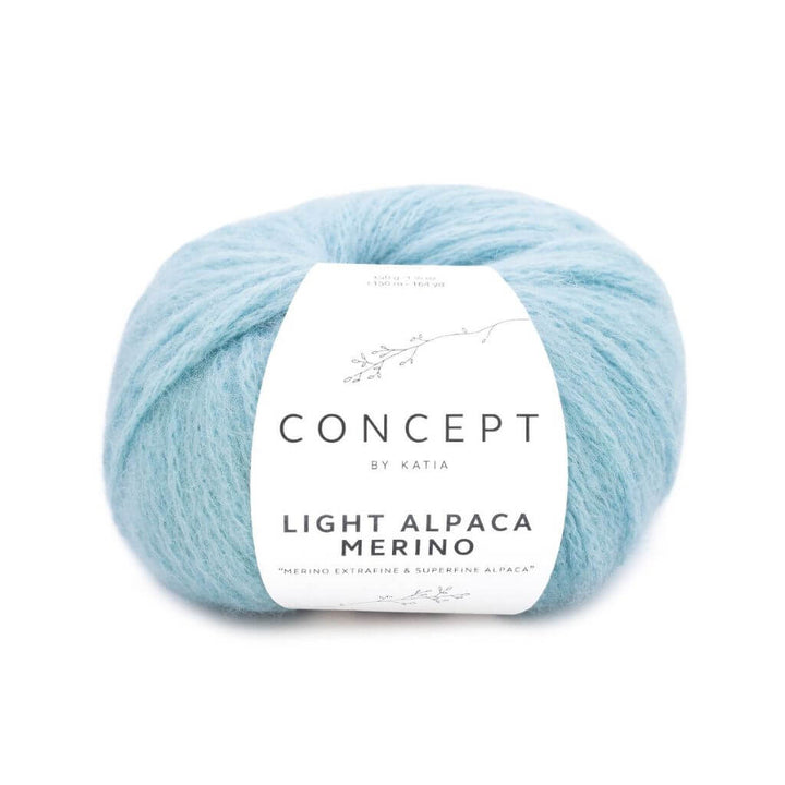 Katia Concept Light Alpaca Merino, Farbe 205 Tiffany Blau – Alpaka, Schurwolle und Synthetik bei Lieblingsgarn