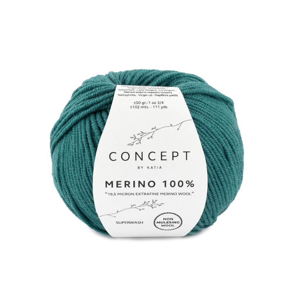 Katia Concept Merino 100 %, Farbe 54 Grün – Merino bei Lieblingsgarn