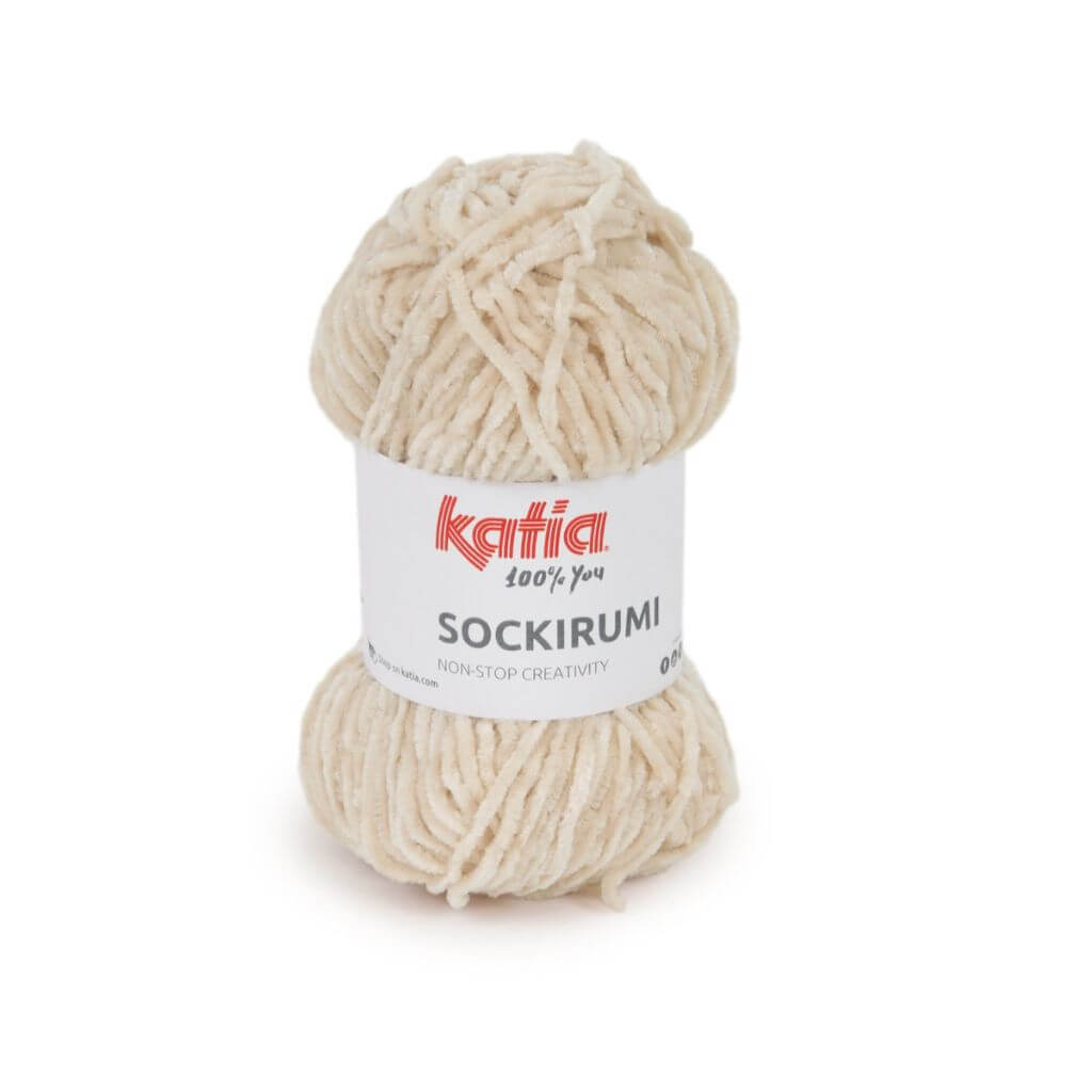 Katia Sockirumi, Farbe 0102 Beige – Synthetik bei Lieblingsgarn