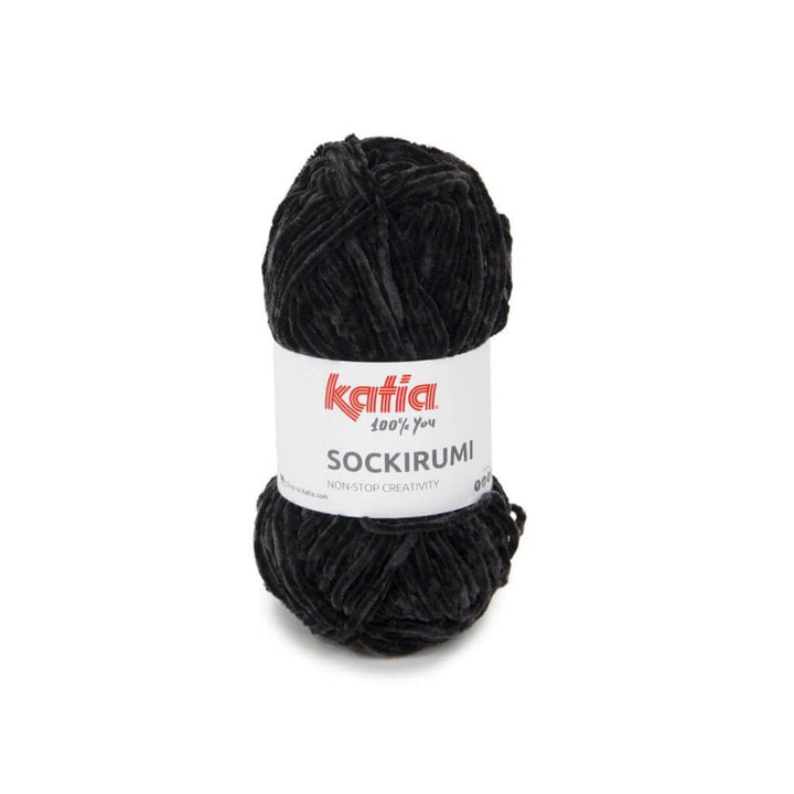 Katia Sockirumi, Farbe 0108 Schwarz – Synthetik bei Lieblingsgarn