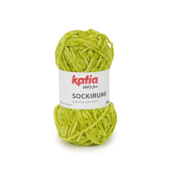 Katia Sockirumi, Farbe 0110 Pistaziengrün – Synthetik bei Lieblingsgarn