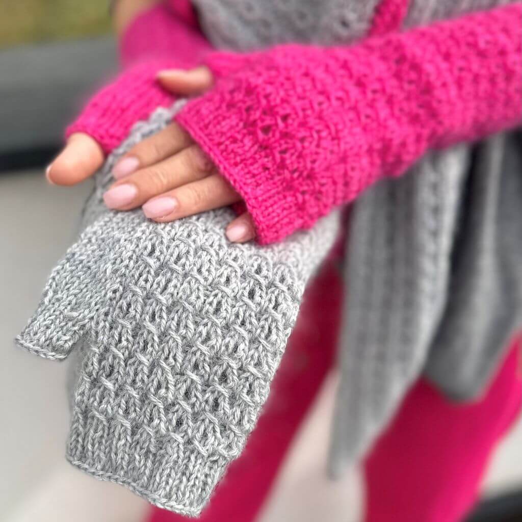 Kerstin Ritter Handstulpen Ros fingerless mittens Strickanleitung - Kerstin Ritter (PDF) bei bei bei bei bei Lieblingsgarn