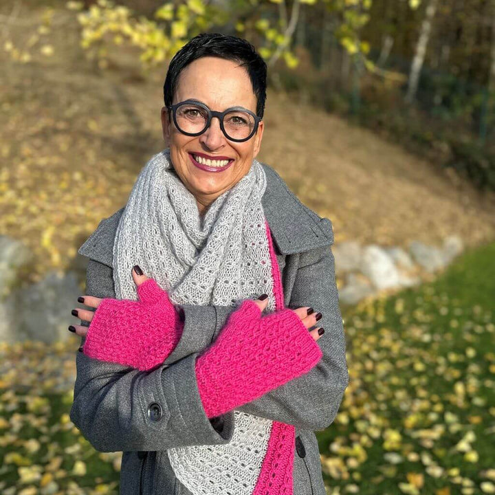 Kerstin Ritter Handstulpen Ros fingerless mittens Strickanleitung - Kerstin Ritter (PDF) bei bei bei bei bei Lieblingsgarn