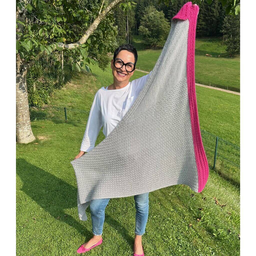 Kerstin Ritter Schal Ros V-Shawl Strickanleitung - Kerstin Ritter (PDF) bei bei bei bei bei bei bei bei bei bei Lieblingsgarn