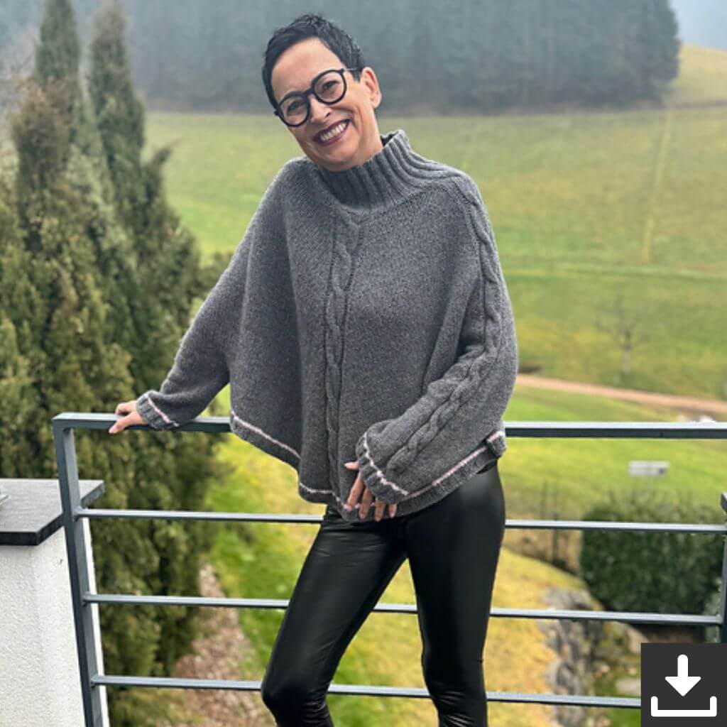 Kerstin Ritter Pattern Sansa Poncho Strickanleitung - Kerstin Ritter (PDF) bei bei bei bei bei bei bei bei Lieblingsgarn