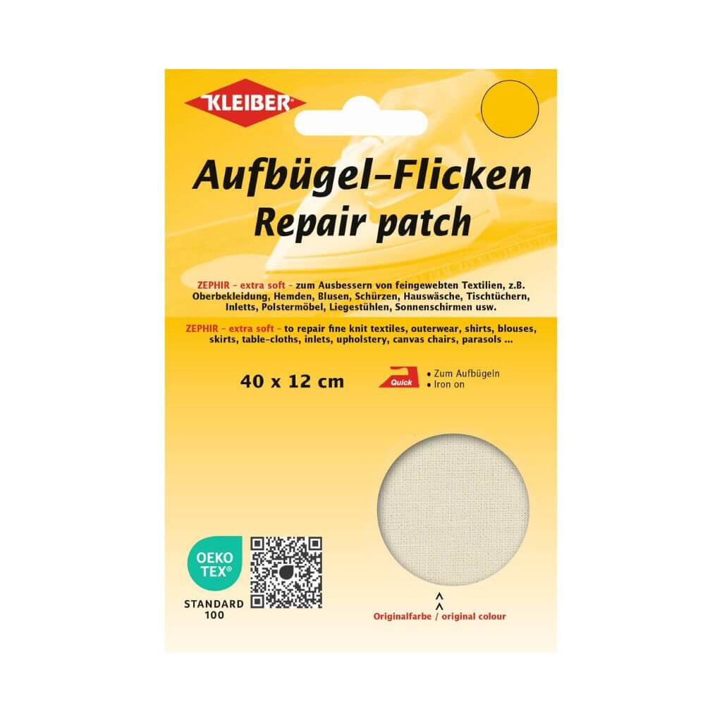 Kleiber Aufbügel-Flicken Großpack, Farbe 16 Creme – Baumwolle bei Lieblingsgarn