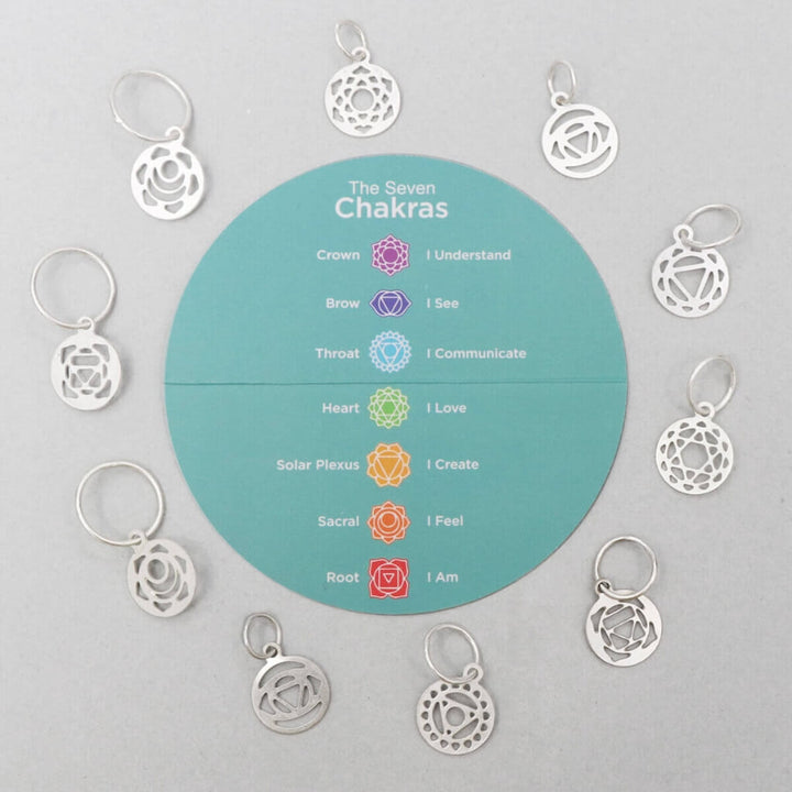 KnitPro Mindful Chakra Maschenmarkierer 10 Stück bei bei bei bei bei bei bei bei bei bei bei bei bei Lieblingsgarn