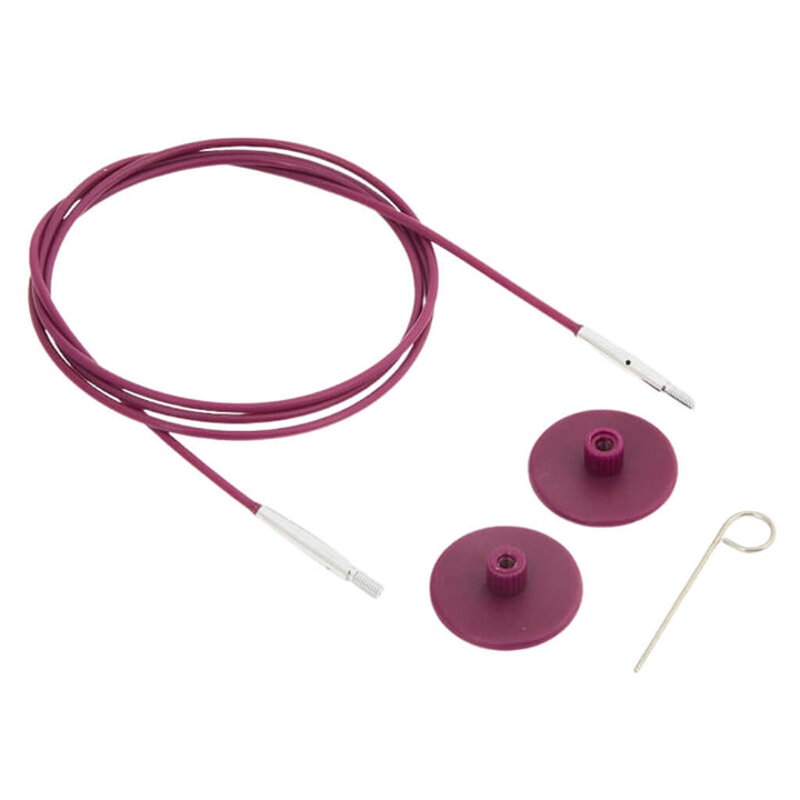 KnitPro Nadelseil 360° purple 40 cm - 150 cm bei bei bei bei bei bei bei bei bei bei bei bei bei bei Lieblingsgarn